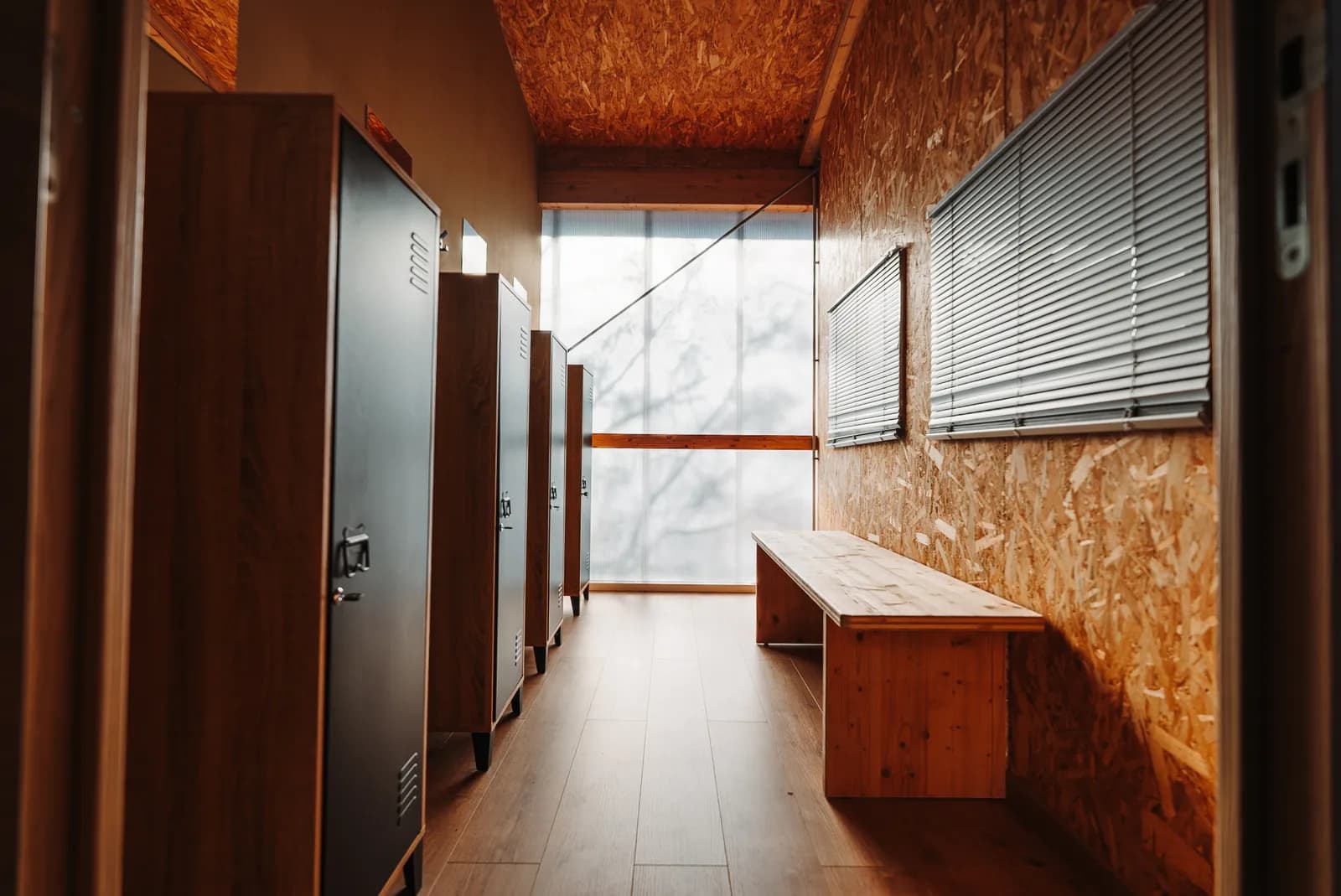 Vestiaires du studio Haeros à Avignon Agroparc